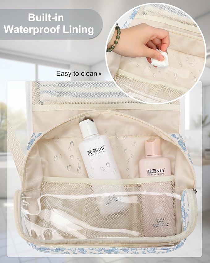 Hanging Toiletry Bag, Travel Toiletries Bag - Image 5