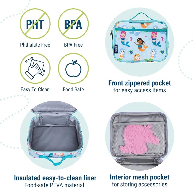 Wildkin Kids Insulated Lunch Box – Durable and Reusable - Image 4