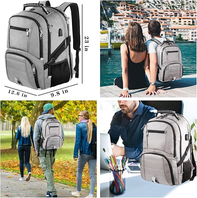 LTINVECK Extra Large 50L Travel Laptop Backpack, Computer bag Backbag - Image 7
