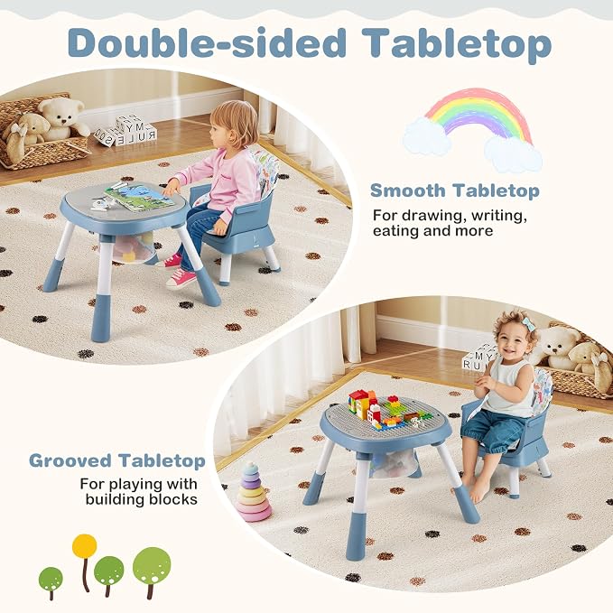 BABY JOY 16 in 1 High Chair, Convertible Baby Highchair - Image 4