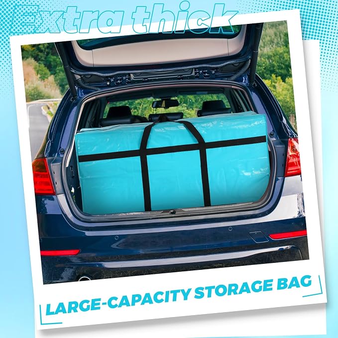 4 Pcs 66 Gallon Large Moving Bags - Image 7
