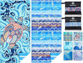 2 Pack Microfiber Lightweight Beach Towel Sand Free Quick Dry Absorbent Thin by WIDDONEN