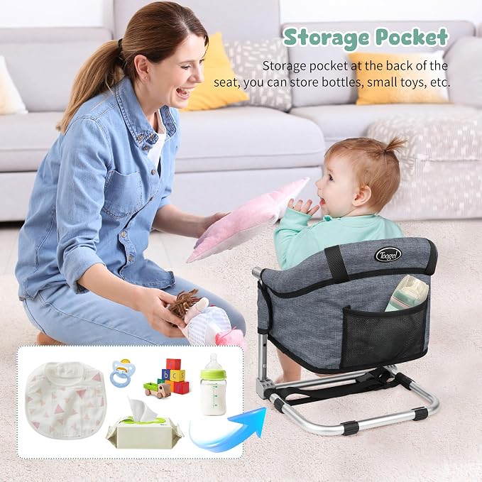 Booster Seat for Dining Table: Portable Toddler Booster Chair - Image 8