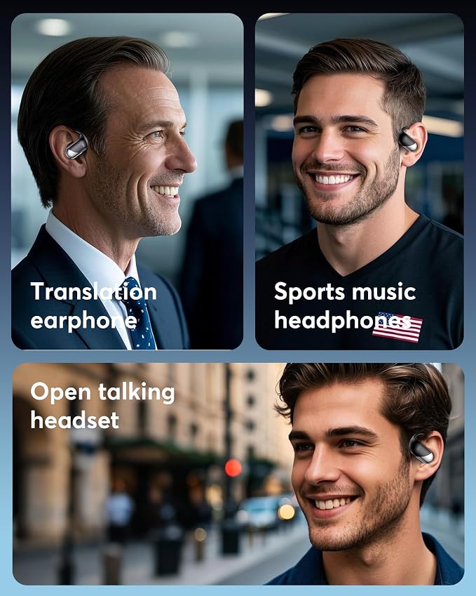 AI Translation Earbuds Real Time, 3-in-1 Translator Earbuds 144 Languages & - Image 5