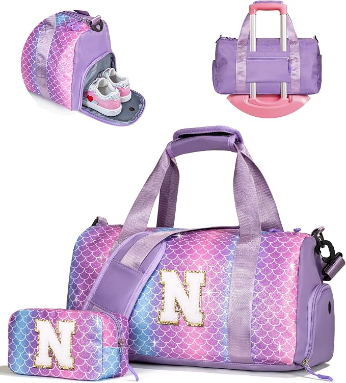 Gift Ideas for Kids Girls-Girl Gym Bag by Vogewood