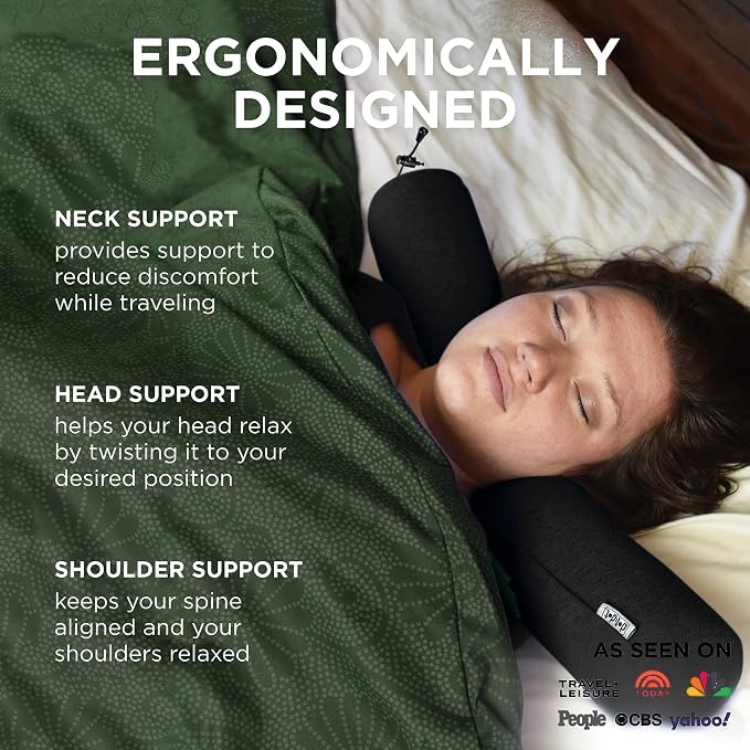 Dot&Dot Twist Memory Foam Travel Pillow - Image 4