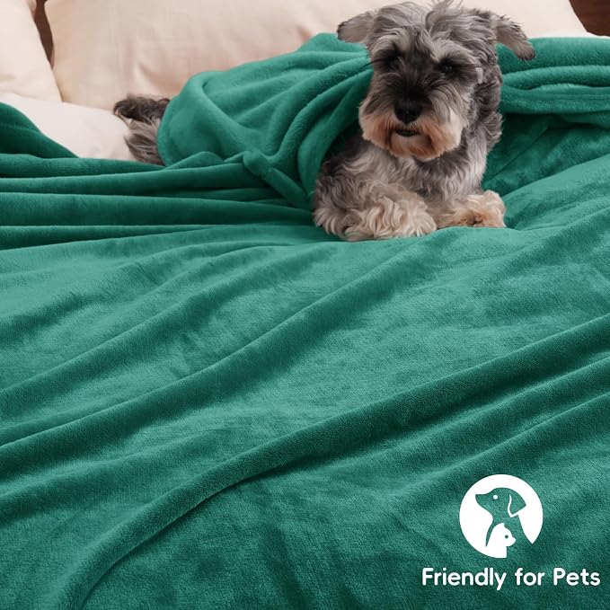 PHF Ultra Soft Fleece Blanket King Size, No Shed No Pilling Luxury Plush Cozy - Image 5