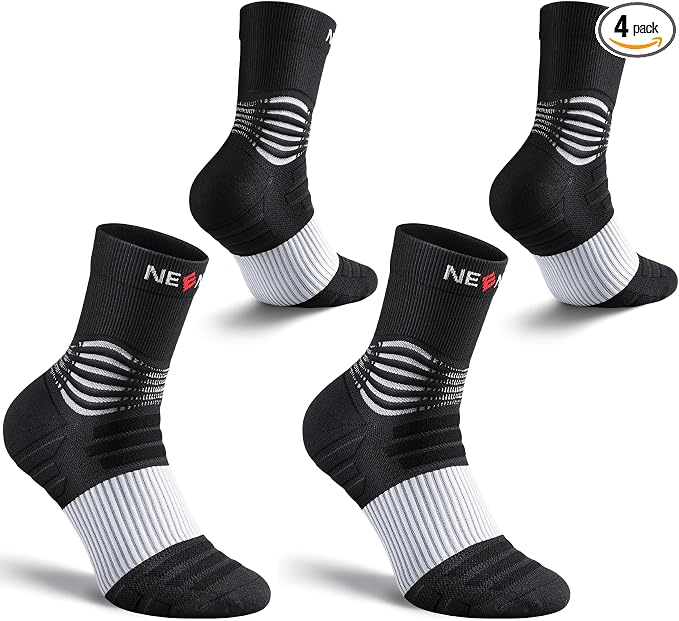NEENCA Medical Compression Socks—2 Pairs, Ankle Socks by NEENCA