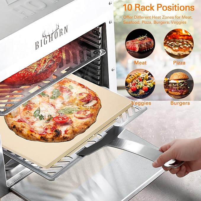 BIG HORN OUTDOORS 1500°F Small Infrared Propane Gas Grill – Portable Steak - Image 4