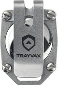Trayvax Tracer Apple Airtag Keychain, Stainless Steel Air Tag Holder Key Chain by Trayvax