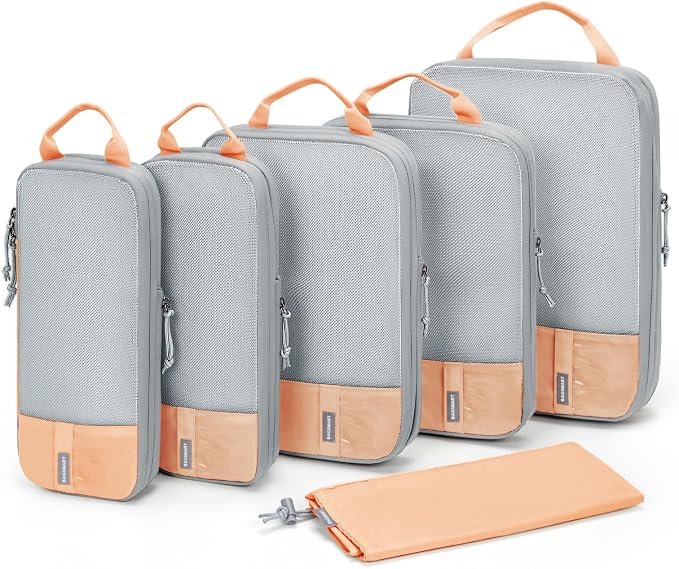 BAGSMART 6 Set Compression Packing Cubes by BAGSMART