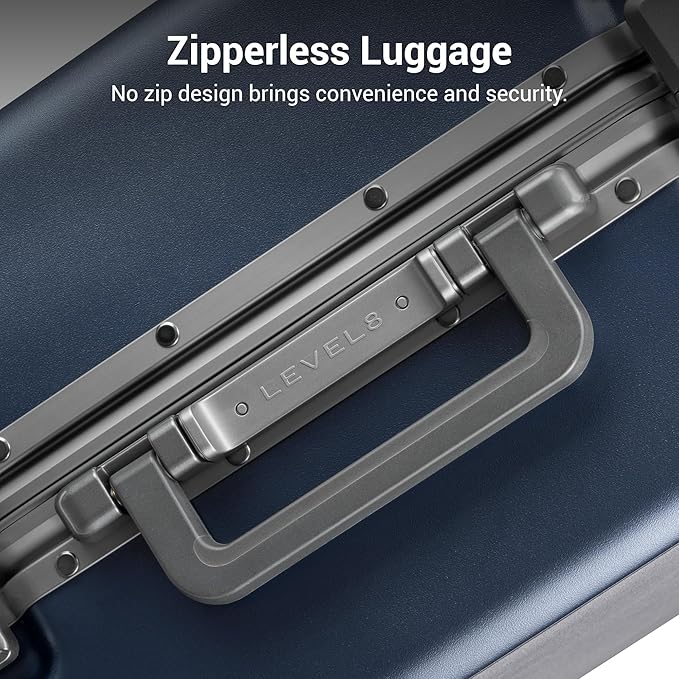 LEVEL8 Carry On Luggage Airline Approved Zipperless - Image 7
