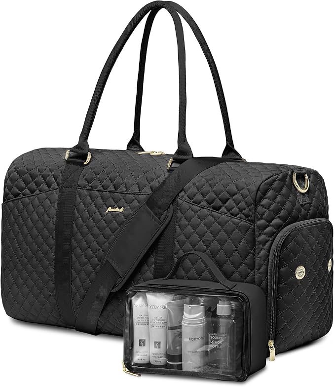 Women Weekender Travel Duffle Bag: Travel Duffel Overnight Bags by FOCDOD