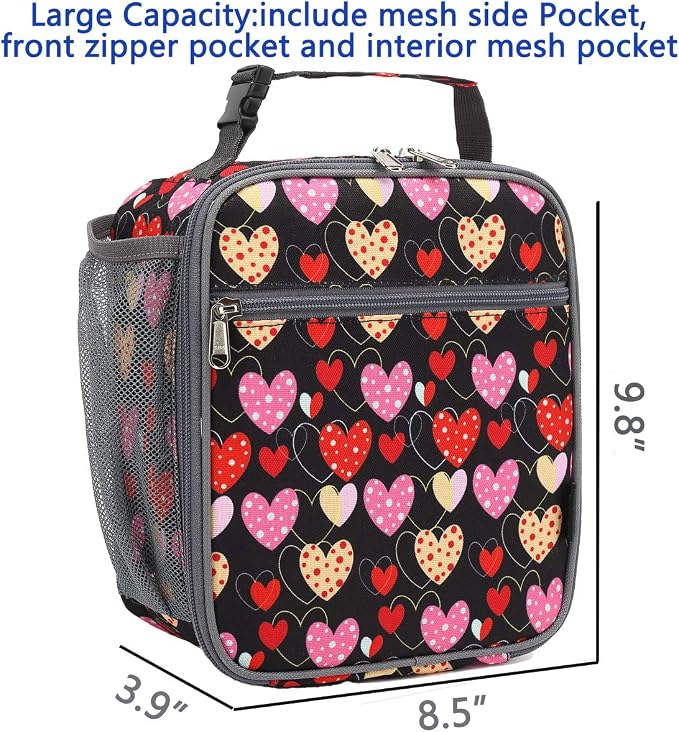 FlowFly Kids Lunch box Insulated Soft Bag Mini Cooler Back to School Thermal - Image 3