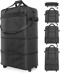 Suitcases with Wheels, Expandable Foldable Luggage Bag by Unknown