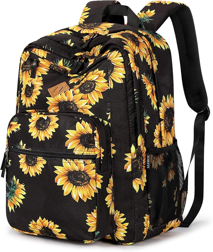 ZORFIN 26L Backpack for College, and Travel: Water Resistant Bookbag by ZORFIN-SimpleYetChic