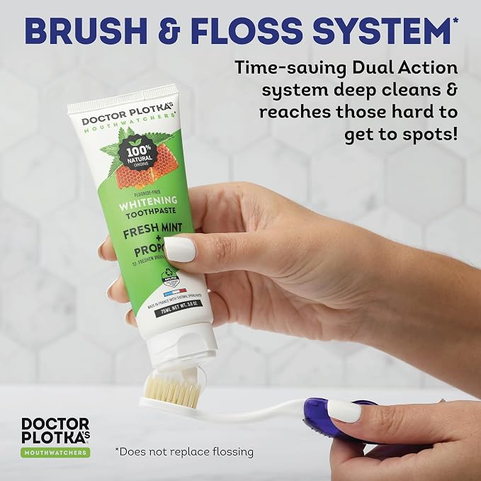 MOUTHWATCHERS Soft Flossing Folding Travel Toothbrush, Ultra Clean, Good - Image 4