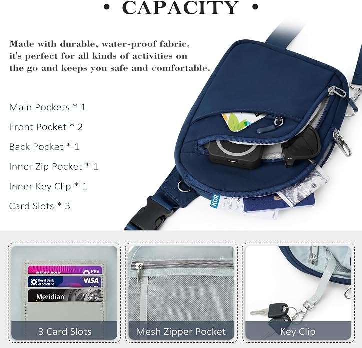 TOPEAST Anti Theft Crossbody Bag - Image 4