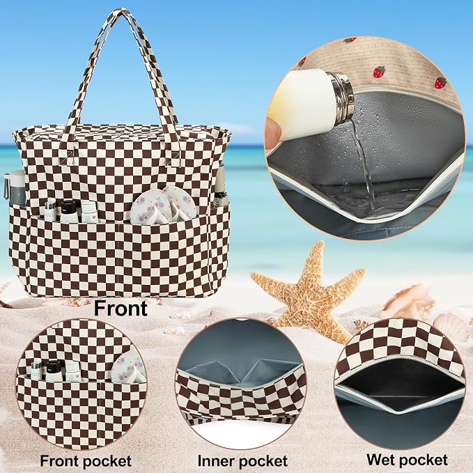 Waterproof Beach Tote Pool Bags - Image 4