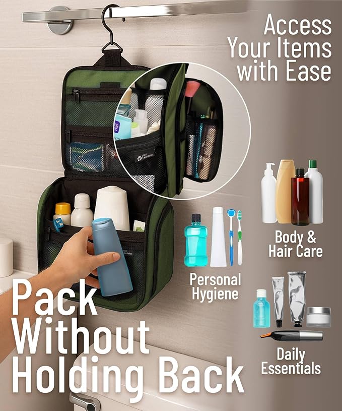 D&D Hanging Travel Toiletry Bag - Image 5