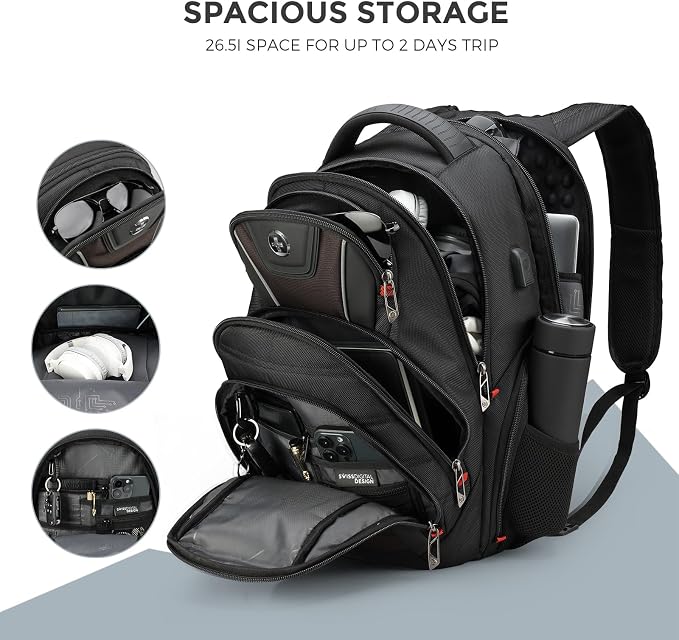 Swissdigital Design Men's Laptop Backpack - Image 5
