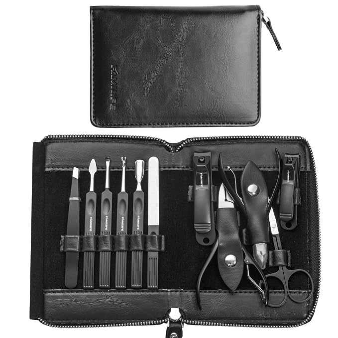 FAMILIFE Professional Manicure Set, Manicure Kit, Nail Clippers Set, 11 in 1 by FAMILIFE