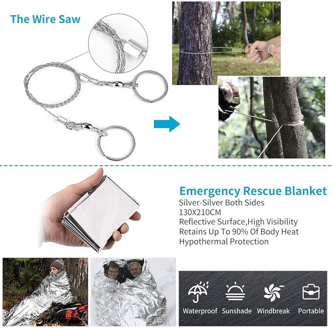 Survival Gear Kits Outdoor Survival Gear Tool - Image 4