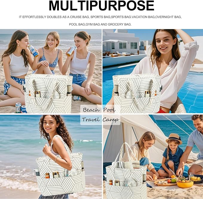 Waterproof Beach Tote Pool Bags - Image 5