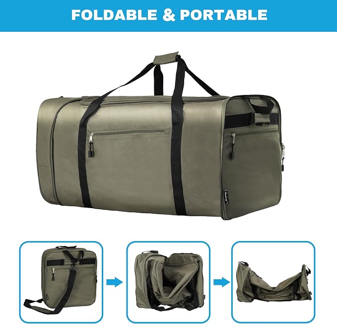 Finnhomy 100L Foldable Rolling Duffel Bag - Image 5