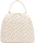 Bluboon Lunch Bag for Women Men Cute Corduroy Lunch Tote Bags Reusable by BLUBOON