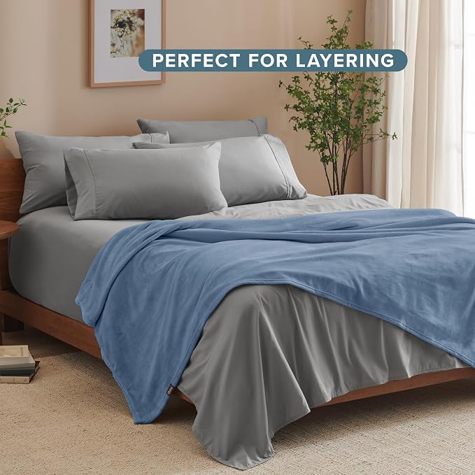 Bare Home Fleece Blanket - Image 7