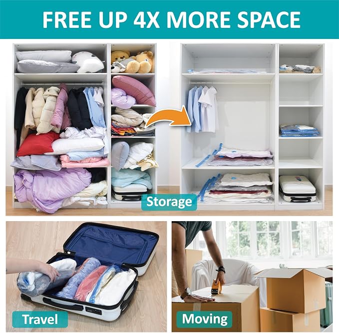 35 Pack Space Saver Bags Compression Storage Bags - Image 3