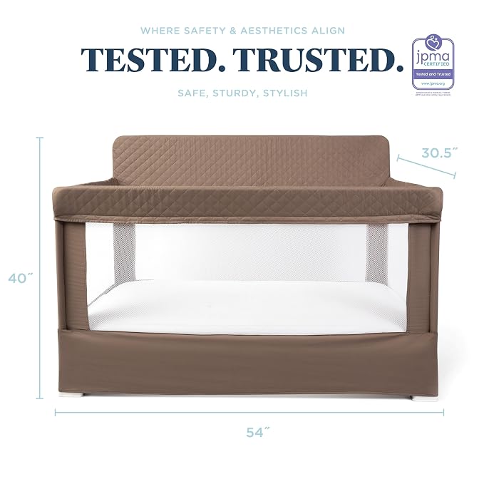 Baby Delight Lunaire Full Size Crib | Breathable Mesh Baby Crib | Tool-Free - Image 3