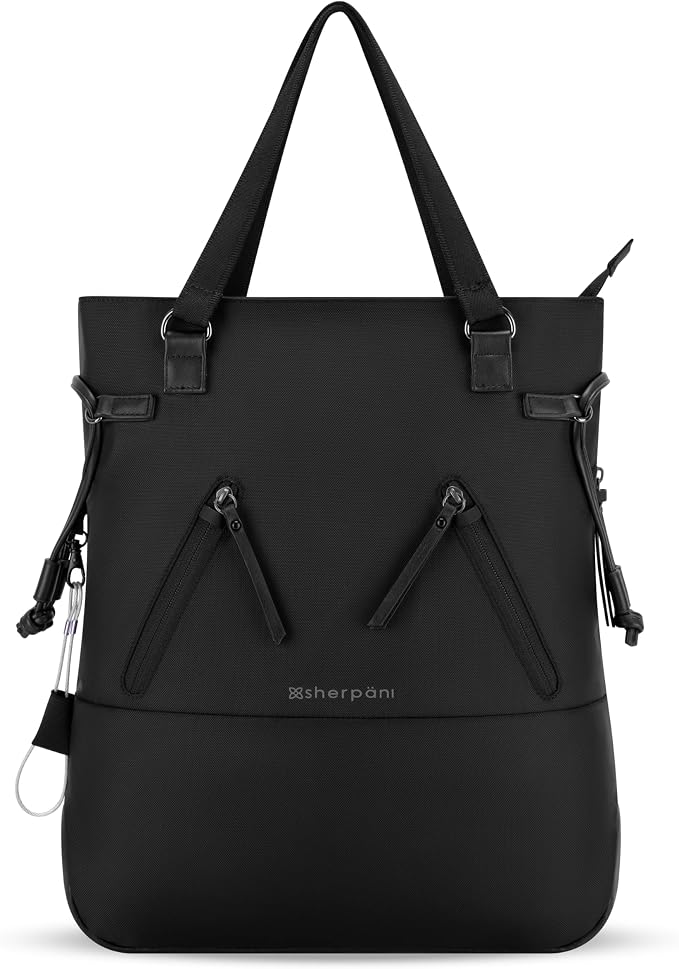 Sherpani Tempest, Anti Theft Convertible Backpack Tote, 14L Travel Backpack by SHERPANI