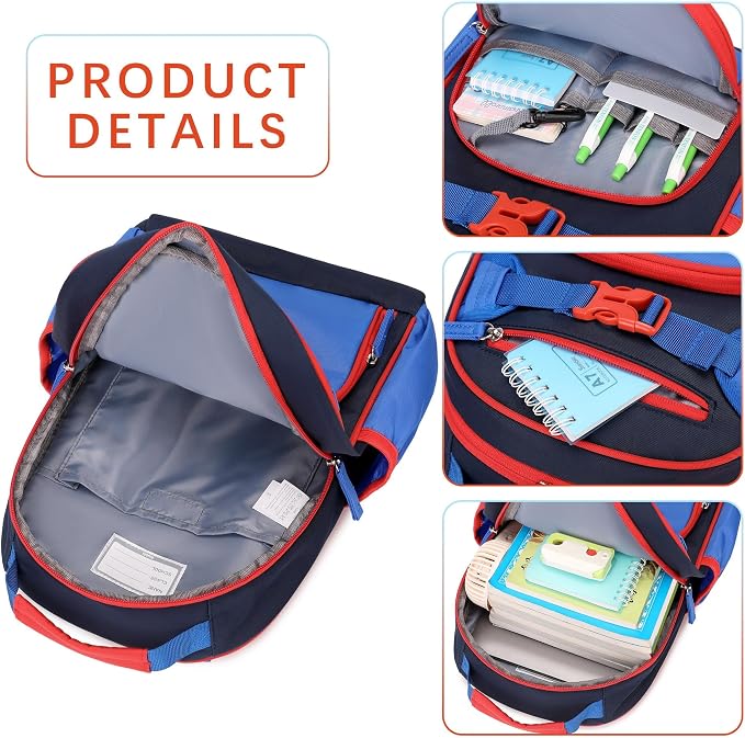 Cute Mini Toddler Backpacks for Boys 2-4 Little Kids Backpack Preschool Bookbag - Image 5