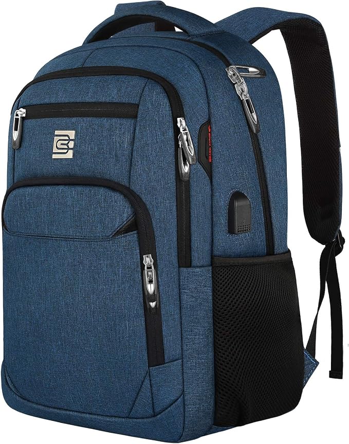17 Inch Laptop Backpack, Business Anti Theft Slim Durable Laptops Backpack by Volher