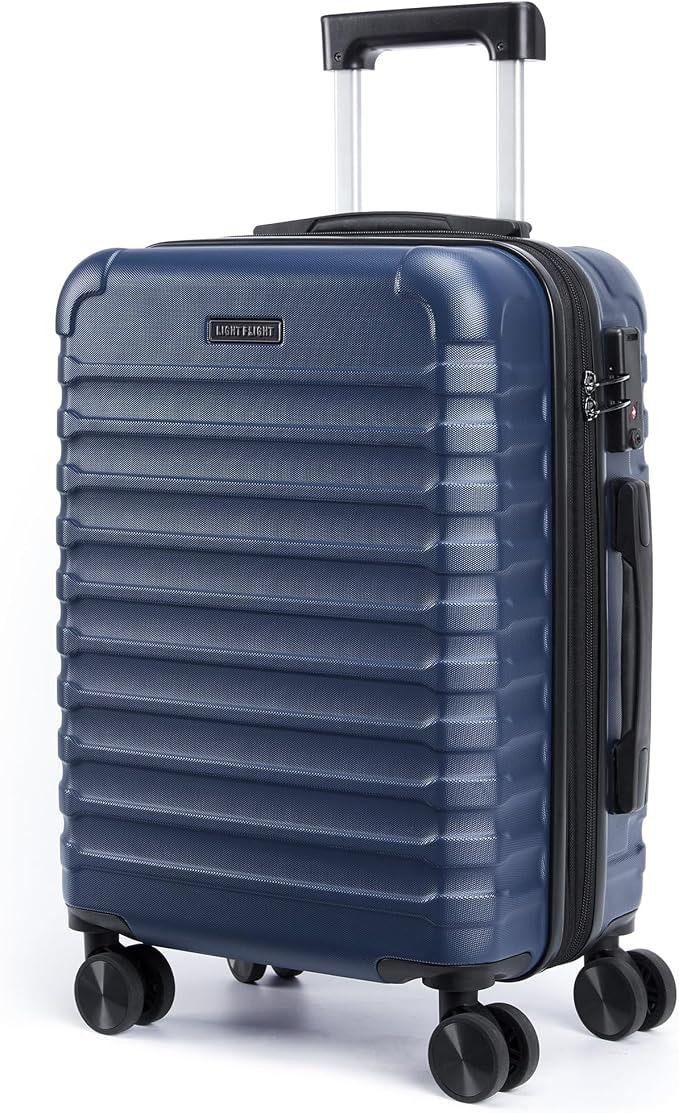 LIGHT FLIGHT Carry On Luggage 22x14x9 Airline Approved, Carry On Suitcases by LIGHTFLIGHT