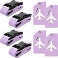 Weewooday 8 Pcs Luggage Straps Suitcase Tags Set by Weewooday