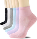 CS CELERSPORT 6 Pairs Women's Running Ankle Socks Athletic Sport Socks Cushioned by CSCELERSPORT