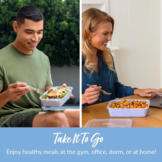 Bentgo 20-Piece Lightweight, Reusable BPA-Free 1-Compartment Containers - Image 3