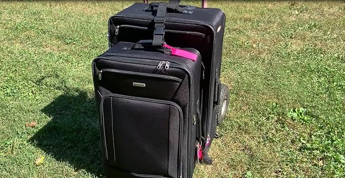 4Pack Luggage Straps Add Bag Straps to Connect Two Suitcases, Adjustable - Image 7