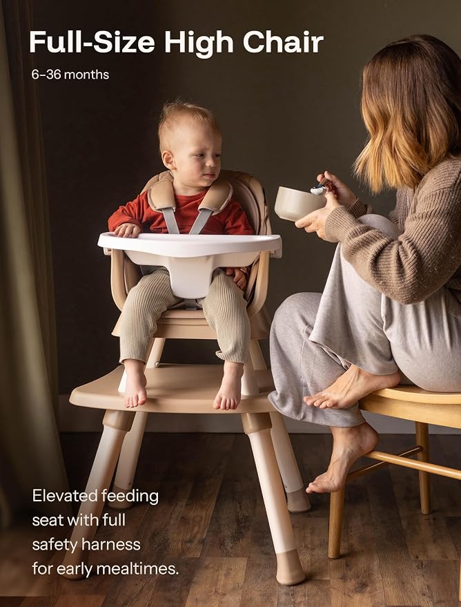 HARPPA 6 in 1 Baby High Chair, Convertible Infant Feeding Chair - Image 2