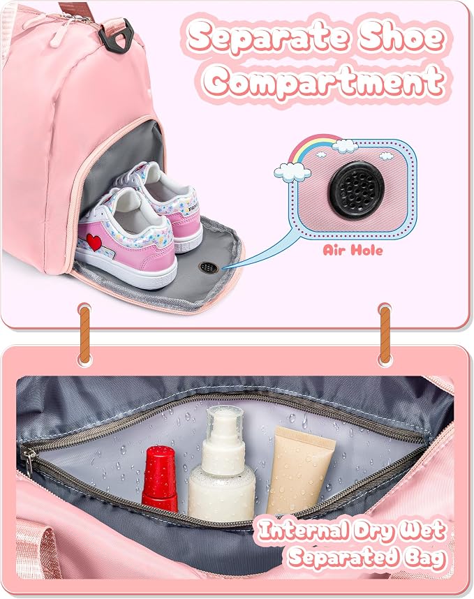 Easter Basket Stuffers Gifts for Kids-Girl Gym Bag - Image 7