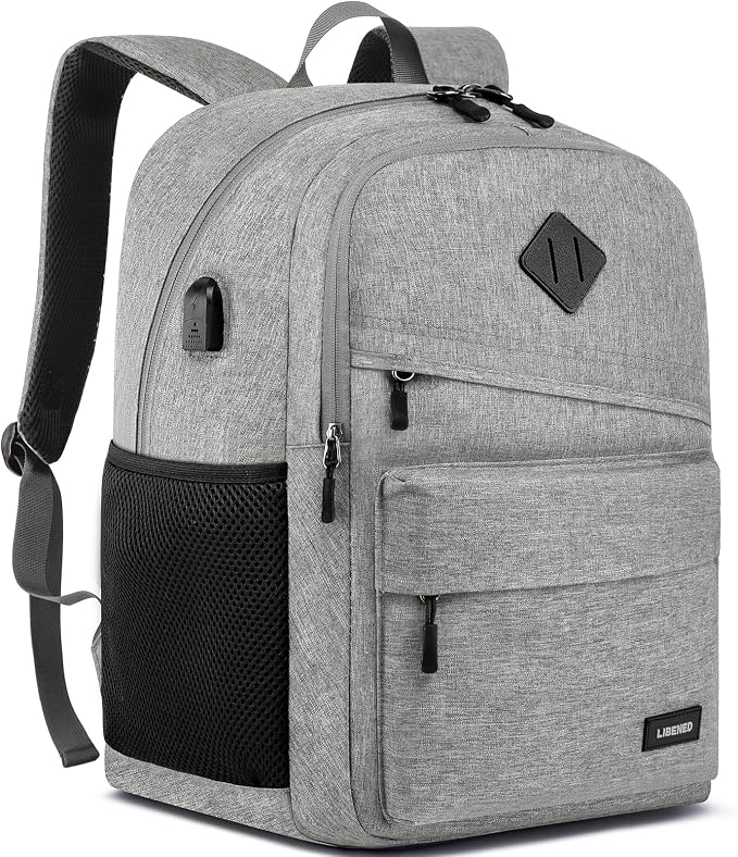 School Backpack for Teen Boys and Girls, by LIBENED