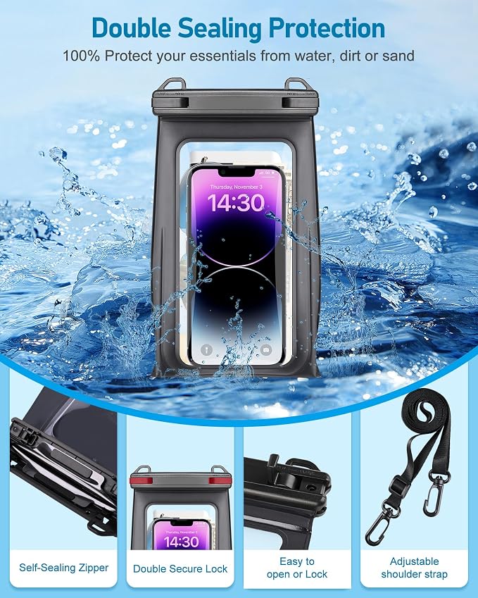 Large Waterproof Phone Pouch Universal Phone Waterproof Case - Image 5