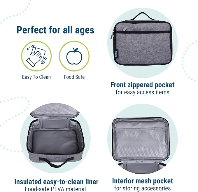Wildkin Kids Insulated Lunch Box – Durable and Reusable - Image 4