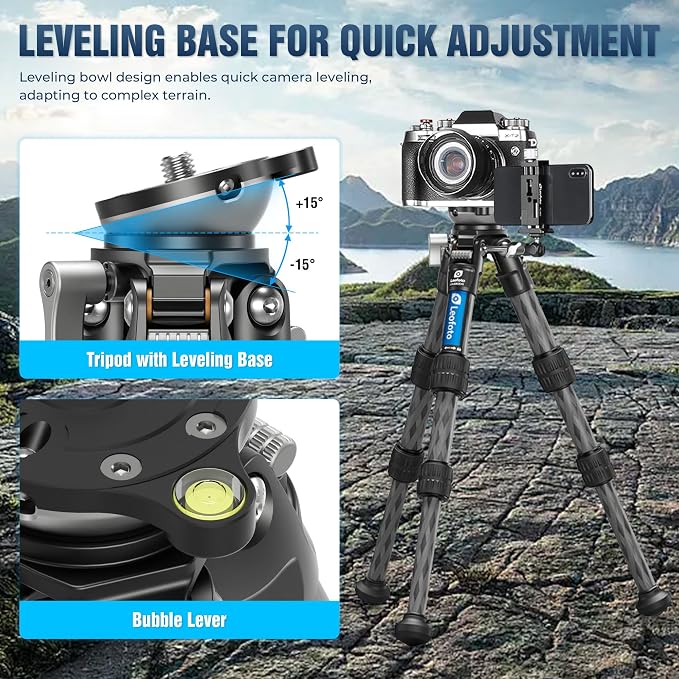 Carbon Fiber Mini Tabletop Tripod - Image 5
