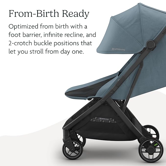 UPPAbaby Minu V3 Travel Stroller | Lightweight + Compact Design | One-Hand Fold - Image 4