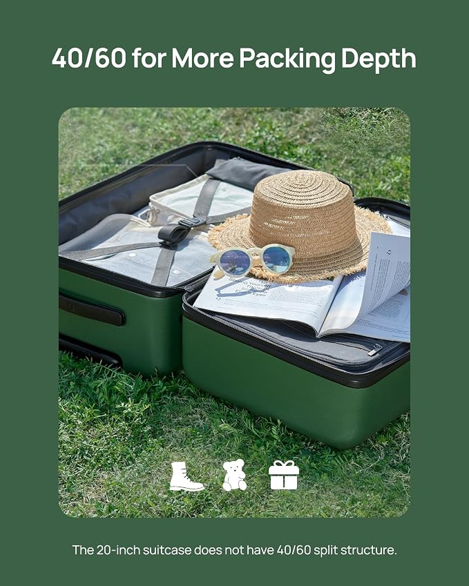 Carry On Suitcase, 20 Inch Carry-On Luggage - Image 9
