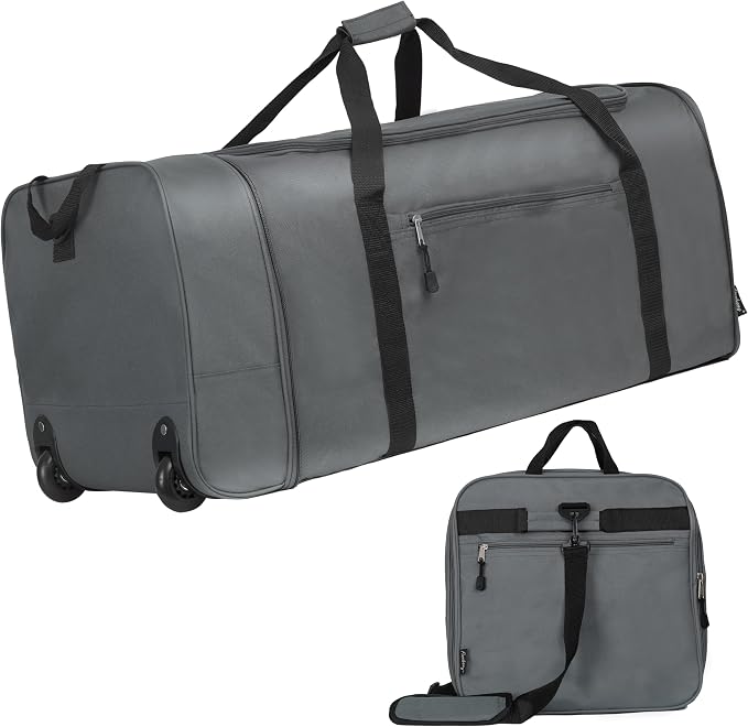 Finnhomy 100L Foldable Rolling Duffel Bag by Finnhomy